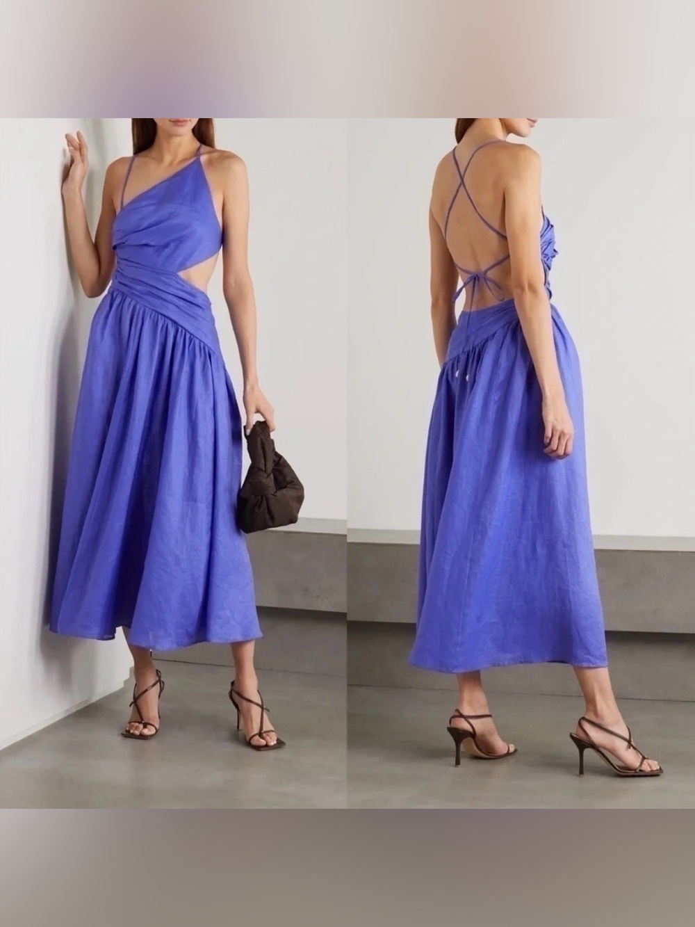 Tropicana Asymmetric Dress in Electric Blue
ZIMMERMANN size 1 = USA6